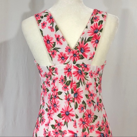 Route 3 Pink Floral Sleeveless Fit & Flare Dress - Picture 6 of 8